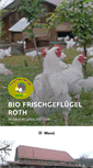 Mobile Screenshot of bio-frischgefluegel-roth.de