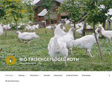 Tablet Screenshot of bio-frischgefluegel-roth.de